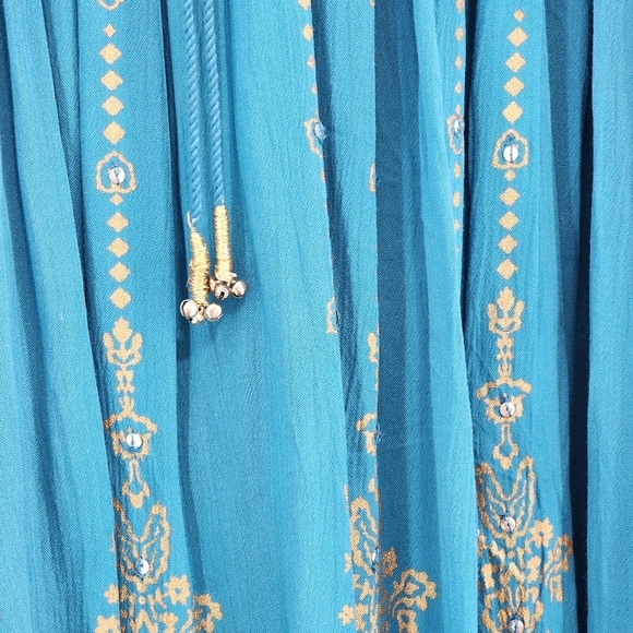 Monroe & Main Women's Plus Gypsy Boho Maxi Skirt - 1X - Picture 3 of 5